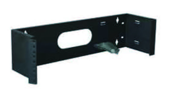 Wall mounted brackets-19"format hinged design