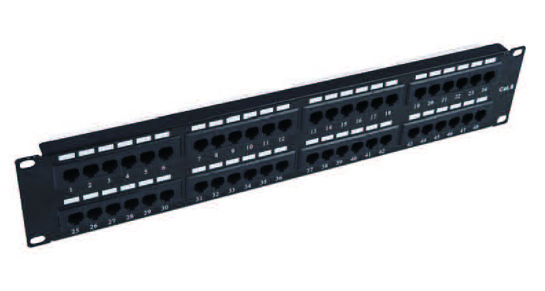 UTP CAT.5E/CAT.6 PATCH PANEL 48PORTS  FD-PP19