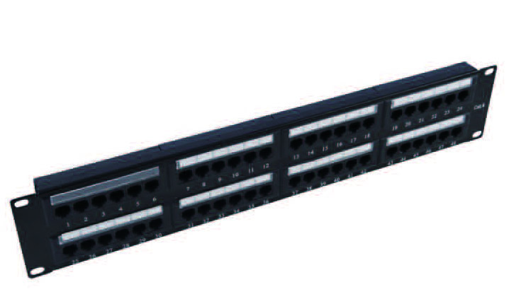 UTP CAT.5E/CAT.6 PATCH PANEL 48PORTS   FD-PP18