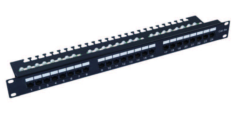 UTP CAT.5E/CAT.6 PATCH PANEL 24PORTS   FD-PP17