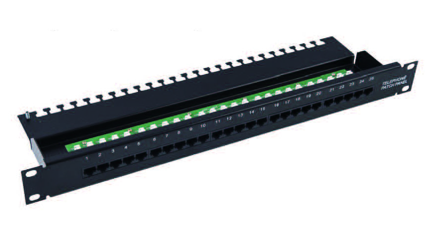 TELEPHONE PATCH PANEL 25PORTS   FD-PP15