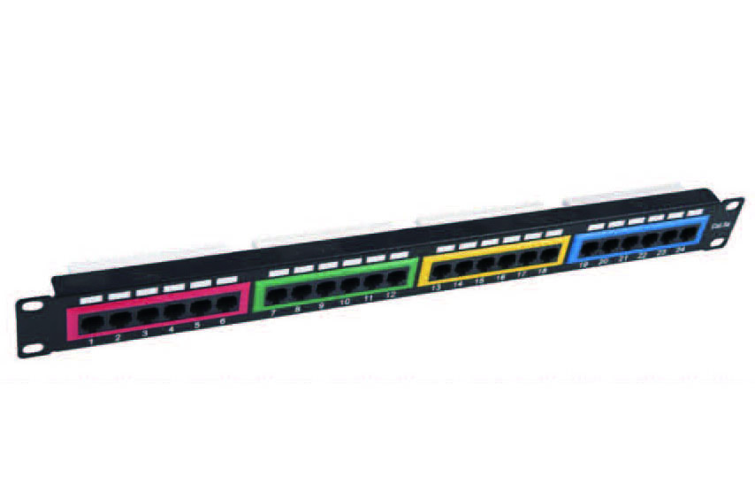 UTP CAT.5E PATCH PANEL 24PORTS   FD-PP12