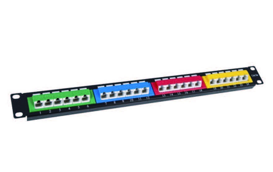 UTP CAT.5E PATCH PANEL 24PORTS 45°   FD-PP11