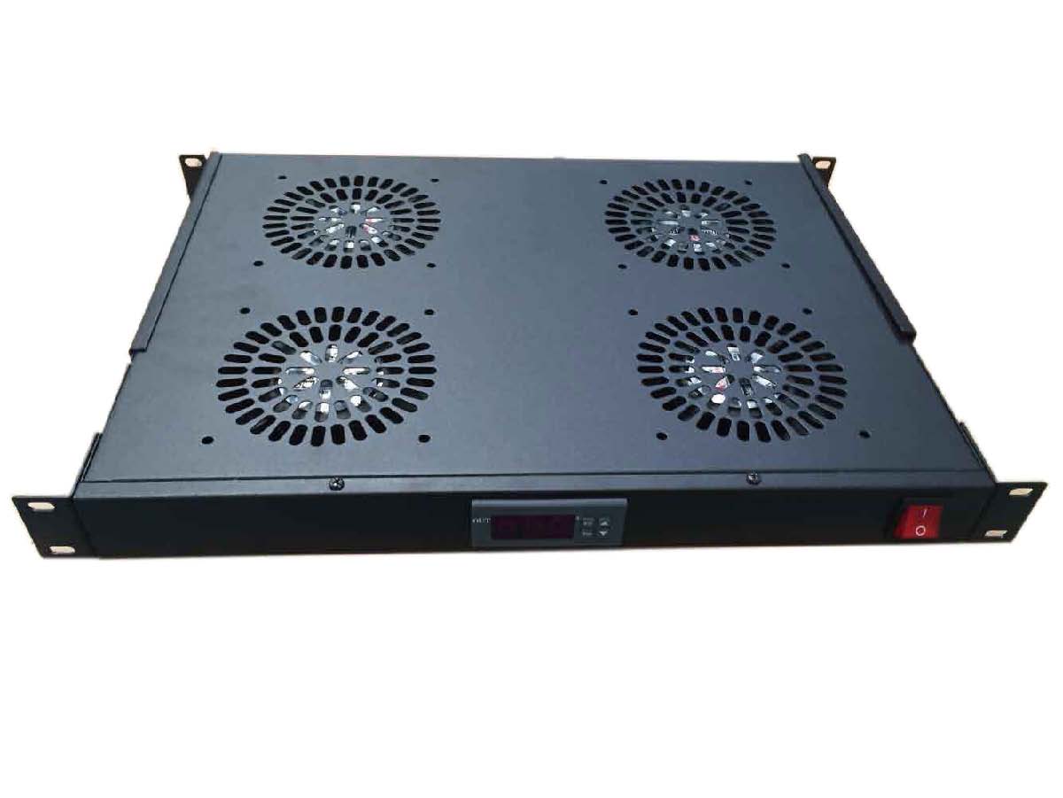Fan unit with thermostat