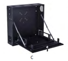 FD-VDVR-BOXC Vertical DVR Enclosure